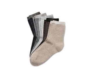 Crème chiné, marron chiné, gris clair chiné, gris chiné, gris foncé chiné