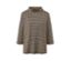 Sweatshirt manches 3/4, pied de poule.