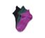 3 paires de chaussettes de course professionnelles, rose baie, vert, noir - Rose baie, vert, noir