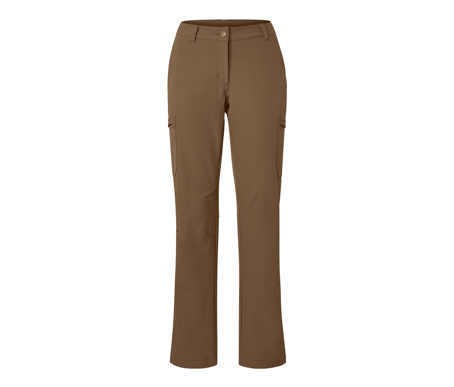 Pantalon cargo en softshell beige.