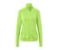Veste fonctionnelle vert citron avec fermeture éclair.
