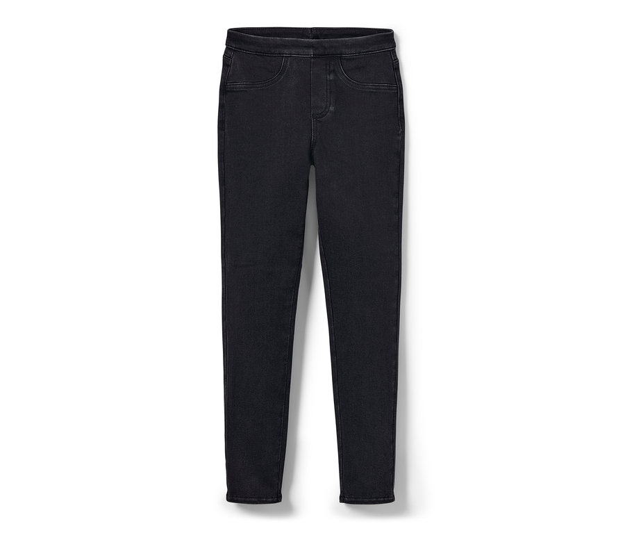 Un tregging noir pour enfant – Coupe « Jule » posé sur un fond blanc.