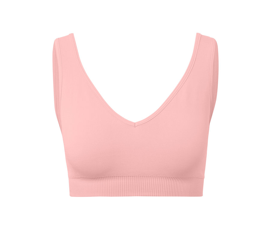 Brassière de sport Seamless rose.