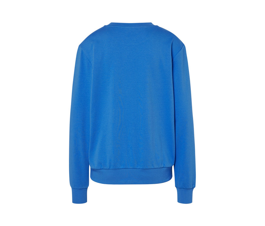 Sweat-shirt bleu.