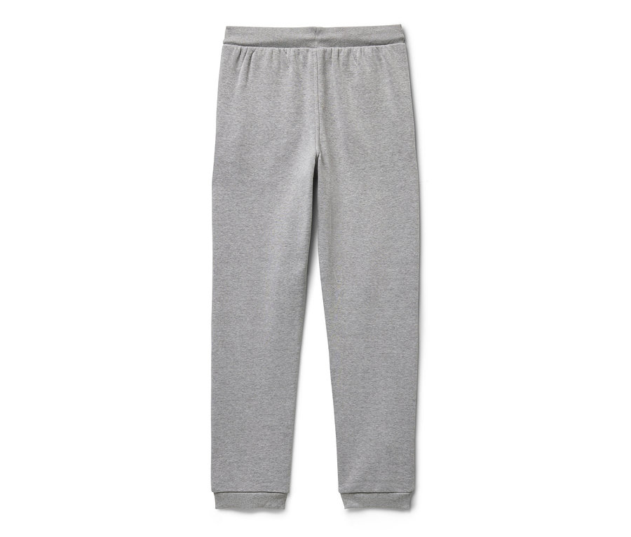 Pantalon de survêtement gris pour enfant.