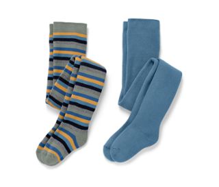 Bleu et multicolore