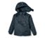 Veste de pluie thermique pour tout petit, bleu ardoise avec capuche.