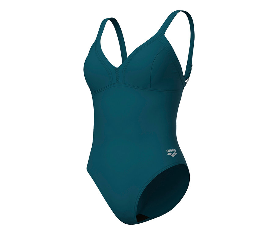 Maillot de bain sculptant turquoise pour femme Lara C-Cup arena.