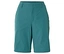 Shorts turquoise foncé sur fond blanc.