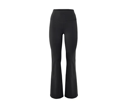 Pantalon de sport noir taille haute « Active Light Shaping » à jambes évasées.