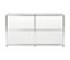 Buffet bas « CN3 » avec quatre abattants, blanc - Blanc