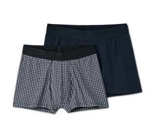 1x bleu foncé, 1x bleu foncé-blanc à motif intégral