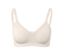 Détail d'un soutien-gorge doux Seamless crème.