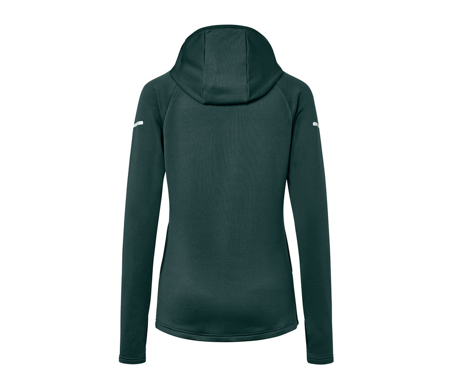 Veste thermique vert foncé vue de dos.