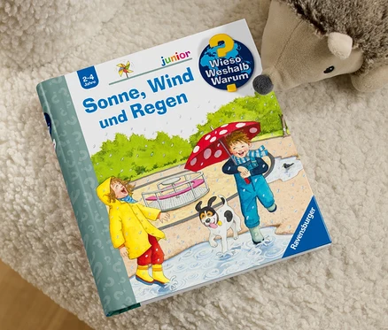 Livre	: «	Sonne, Wind und Regen	» (Soleil, vent et pluie)