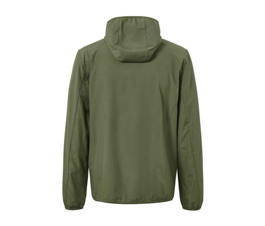 Vue arrière d'une veste fonctionnelle ultralégère.