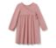 Robe en jersey pour enfant - Rayé vieux rose et rose foncé