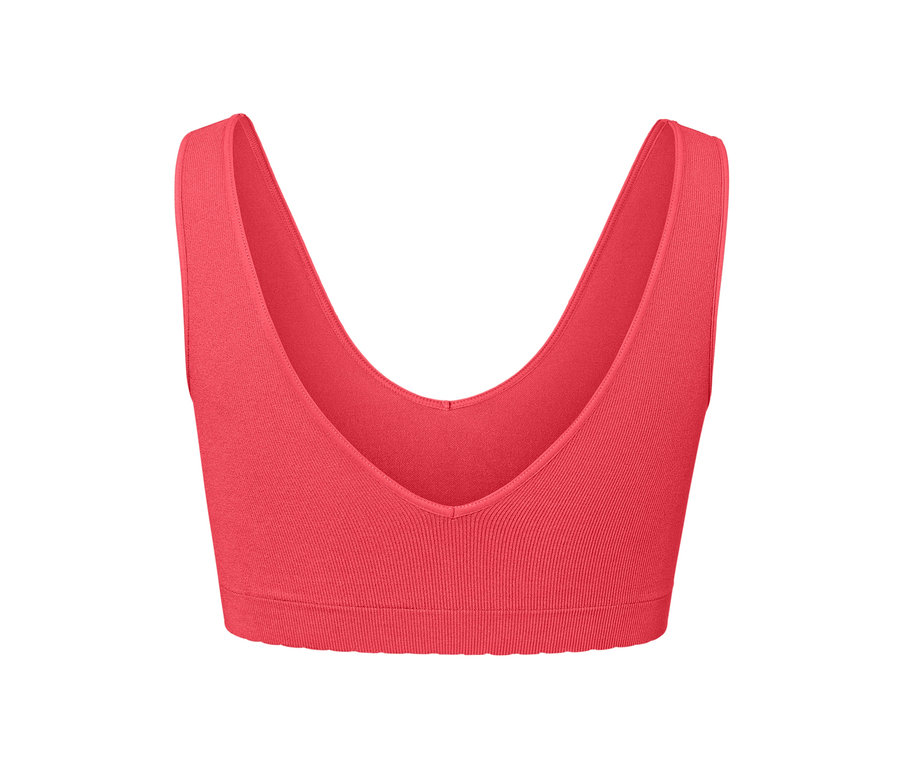 Brassière seamless rouge.