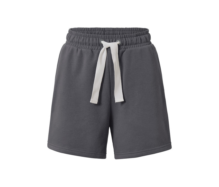 Short de sport molletonné gris.