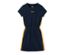 Robe en jersey bleue.