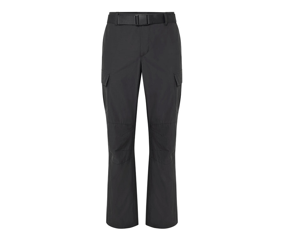 Pantalon d’extérieur noir avec protection anti-moustiques et ceinture.