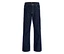 Jean Jack&Jones JJOriginal Chris bleu foncé avec surpiqûres claires, poches avant et arrière et fermeture boutonnée, présenté à plat.