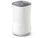 Base et récipient (extérieur) : blanc<br>Récipient (intérieur) : inox<br>Couvercle : transparent