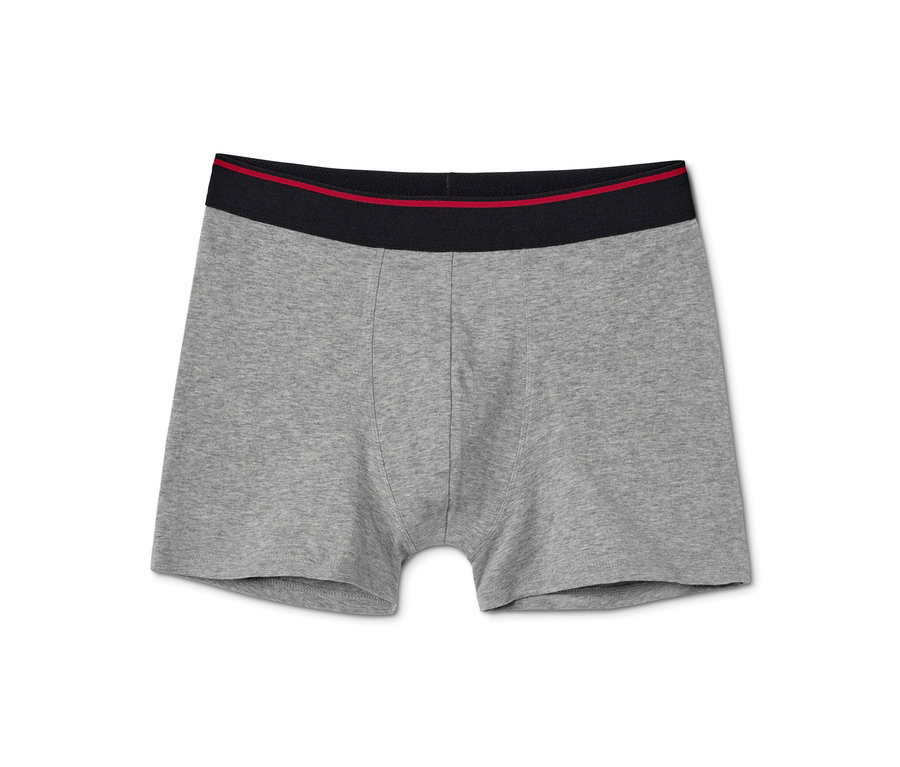 Un seul boxer gris.