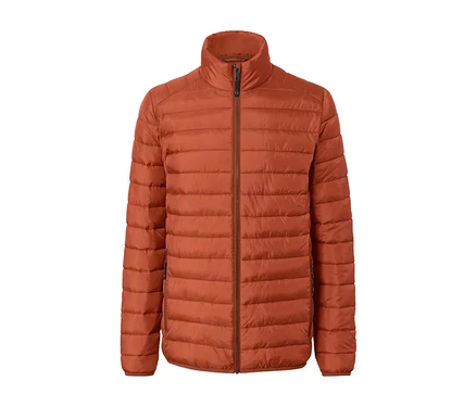 Veste matelassée marron zippée.