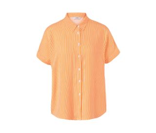 Orange-blanc à rayures