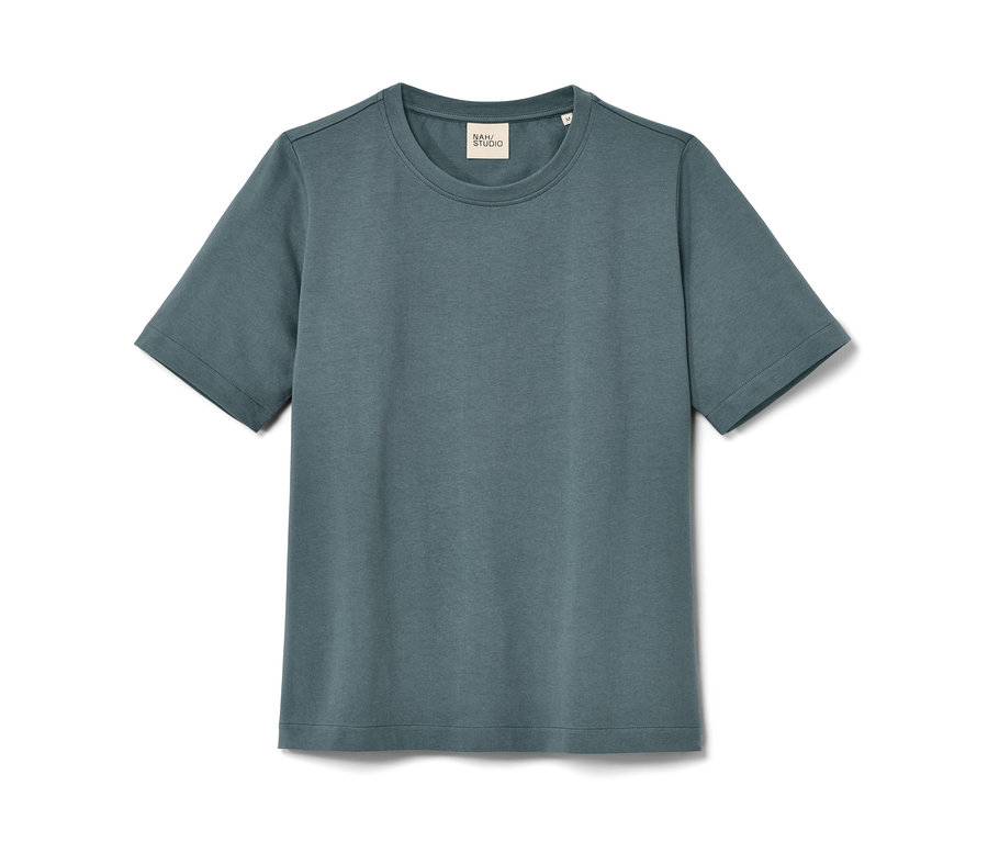T-shirt Heavy Weight NAH/STUDIO en coton durable, stone blue.