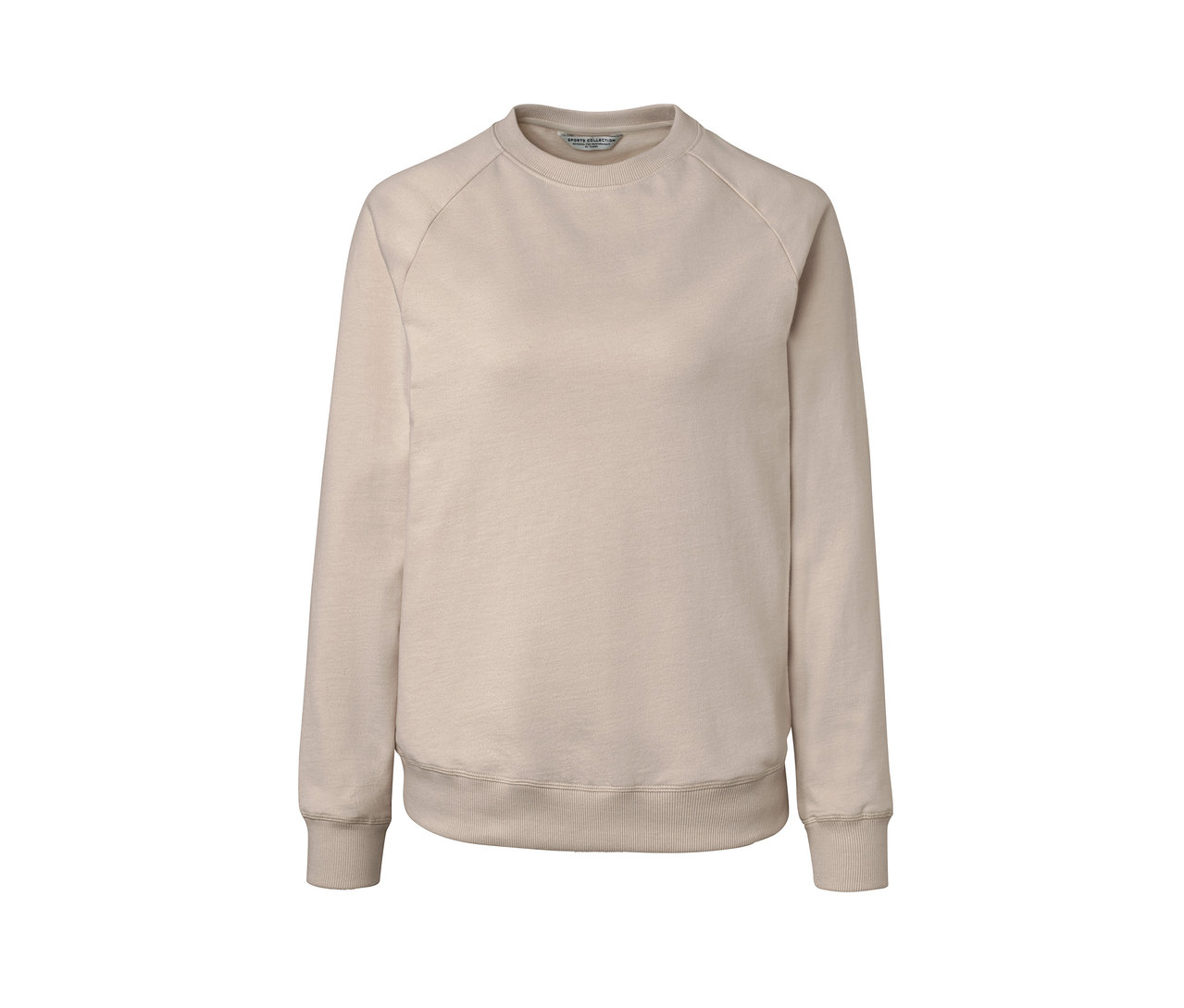 Sweat-shirt de yoga beige.