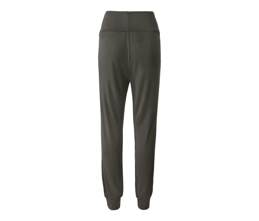 Pantalon de yoga sur fond blanc.
