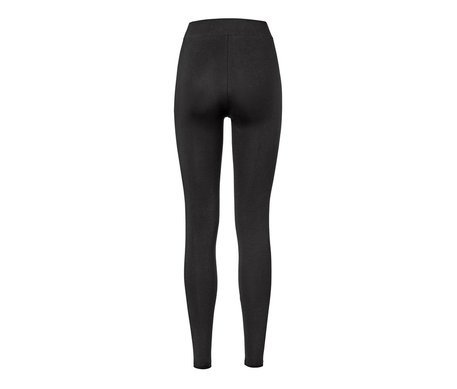 Collant de sport noir vu de dos.