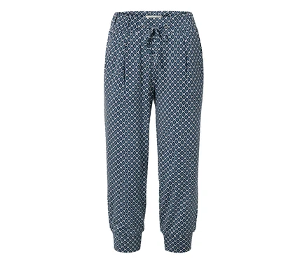 Pantalon 3/4 en jersey imprimé.