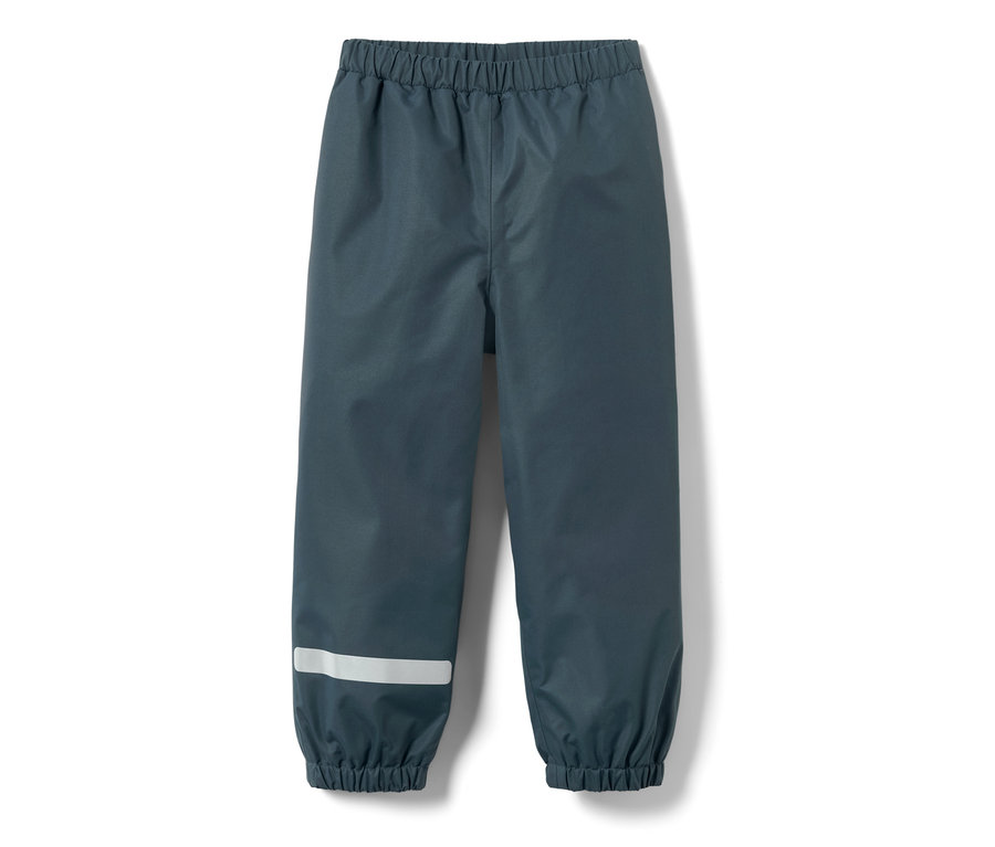 Un pantalon imperméable bleu pour tout-petit.