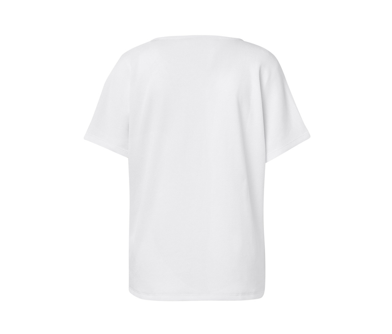 Blouse structurée blanche.
