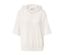 Pull à capuche en mélange de modal, crème - Blanc crème