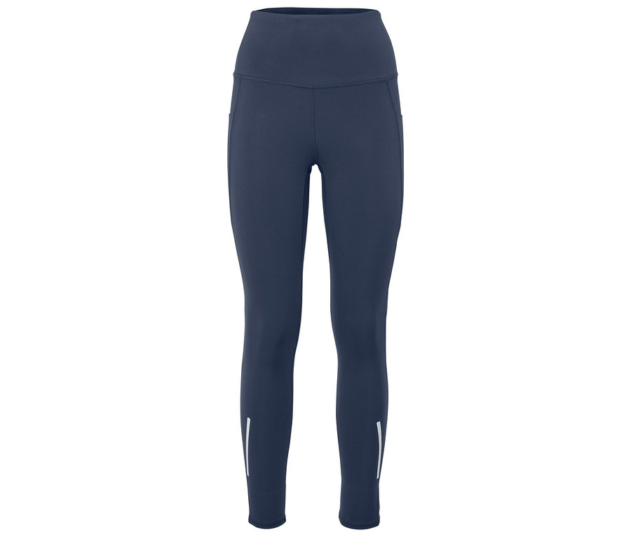 Legging de sport bleu foncé.