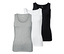 1x noir, 1x gris chiné, 1x blanc