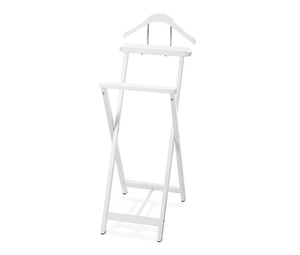 Valet de nuit blanc avec cintre.