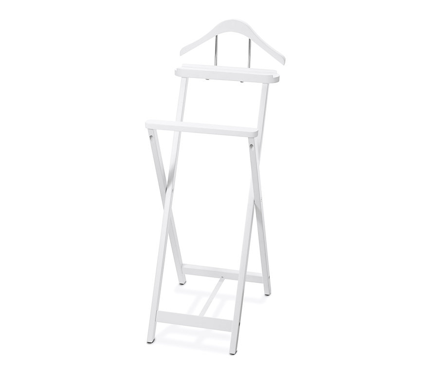 Valet de nuit blanc avec cintre.