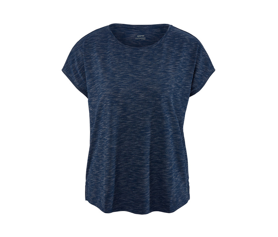 T-shirt de sport bleu.