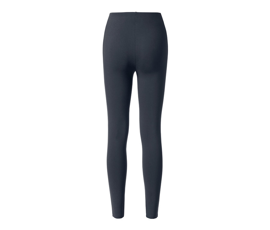 Vue détaillée de l'arrière d'un legging en jersey lourd.