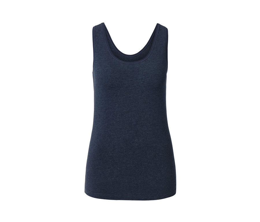 Gros plan sur un maillot de corps bleu d'un ensemble de 2.