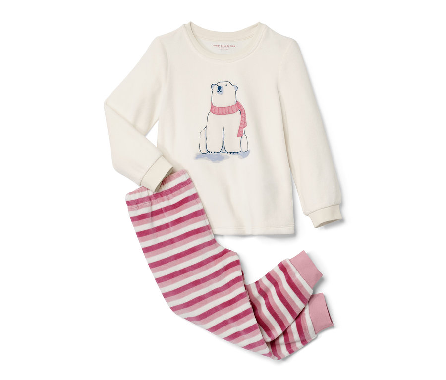 Pyjama en nicki pour enfant avec un motif d'ours polaire.