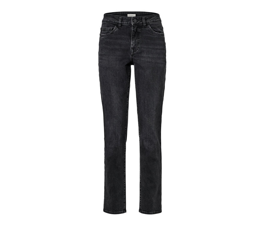 Un jean slim noir – Fit « Emma » sur fond blanc.