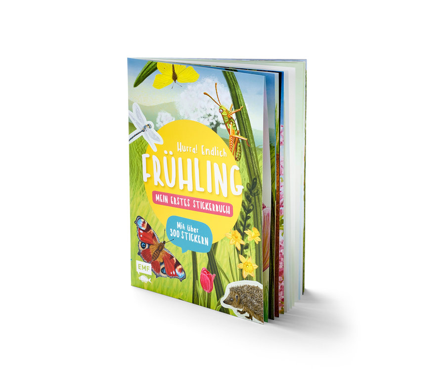 Le livre « Hourra ! Enfin le printemps » est présenté.