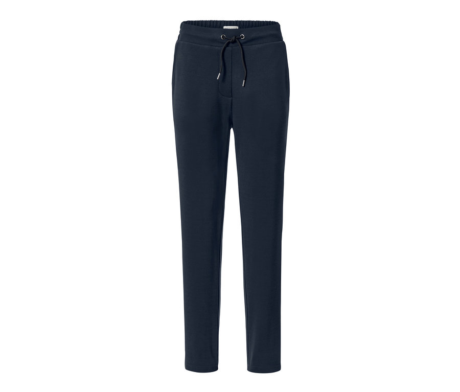 Pantalon de jogging bleu marine avec cordon de serrage à la taille.
