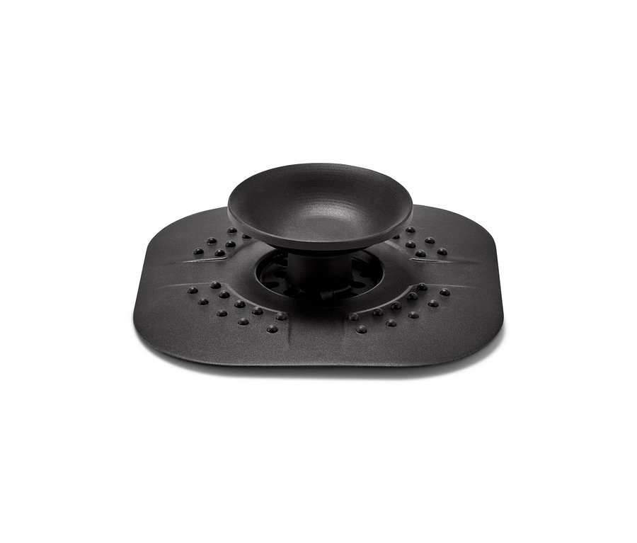 Tamis / bonde d'écoulement noire.